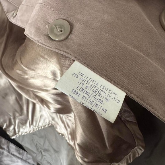 90s Vintage Taupe Trench Coat - Picture 8 of 11